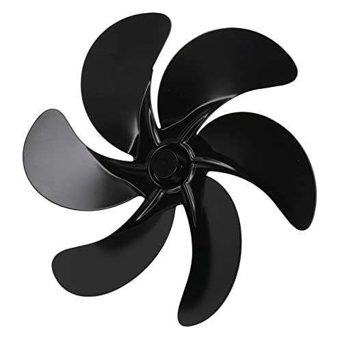 Omabeta Accesorios de Hoja de Ventilador de Estufa, Hoja de Repuesto de Ventilador de Estufa Negra Universal para Mantener