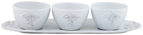 Big Sale Le Cadeaux Olive Group 4 Pc Dipping Set with Oval Plate