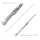 Sanrenmu Mini Falten Taschenmesser mit Flaschenöffner 4.41 Zoll Leichtgewicht EDC Messer Portable 420 Edelstahl Griff 431S (Silber)