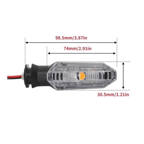 Clignotant LED Indicateur Direction Moto CB500X CBR600RR CRF300L - 6