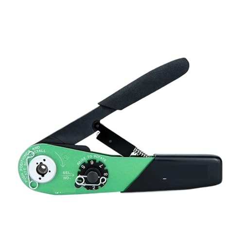 ST2011 Juego de herramientas: alicates de crimpado YJQ-W7A y posicionador 86-37 16-28 AWG (1,32 mm²-0,08 mm²) para la mayoría de las miniaturas