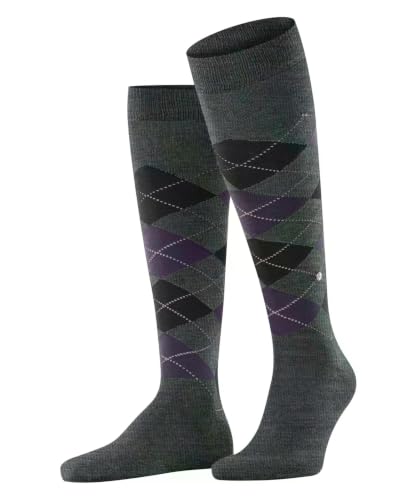Burlington Herren Edinburgh Kniestrümpfe Wolle atmungsaktiv – Ansicht 1