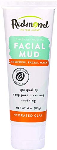 Redmond Bentonite Hydrated Clay Facial Mud Mask,4 Ounce Tube