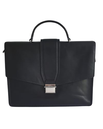 Pelle The Bridge Borsa Valigia Tracolla 24H Pelle 4634017T Unisex Nera