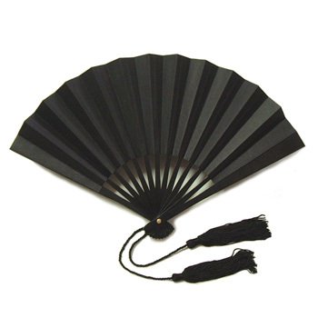 Amazon.co.jp: 伊勢屋 鉄扇一尺 黒 T1-B : ファッション