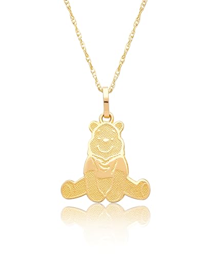Disney Womens Winnie the Pooh Pendant Necklace 18