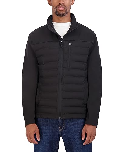 Image of Nautica Men's Lightweight Softshell Jacket - Bonded Fleece Lining, Regular, Big & Tall Sizes