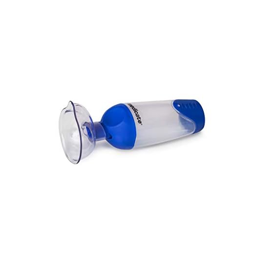 Espaçador Com Máscara P - 3607Br, Medicate, Azul