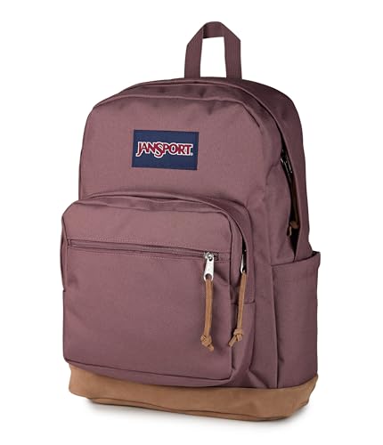 Image of JanSport Right Pack Backpack - Durable Daypack with Padded 15 inch Laptop Sleeve, Spacious Main Compartment & Integrated Water Bottle Pocket - Mahogany Haze