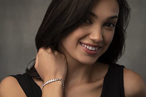 NATALIA DRAKE 1/4 Cttw Wave Link Diamond Tennis Bracelet for Women in 925 Sterling Silver Color I-J/Clarity I2-I3 - Image 3