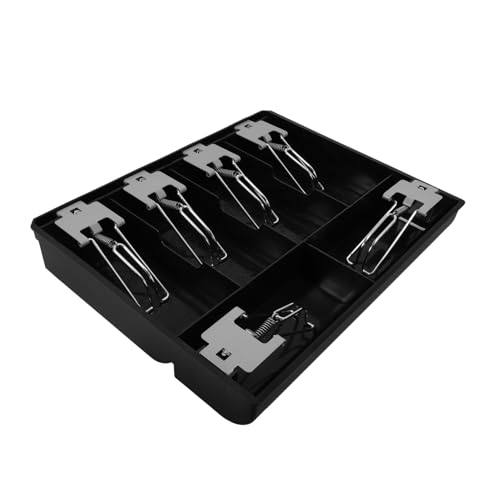 Sewroro Cassetto Portadenaro Portatile Con 6 Scomparti - Cassetto Portadenaro Per Ristoranti E Supermercati