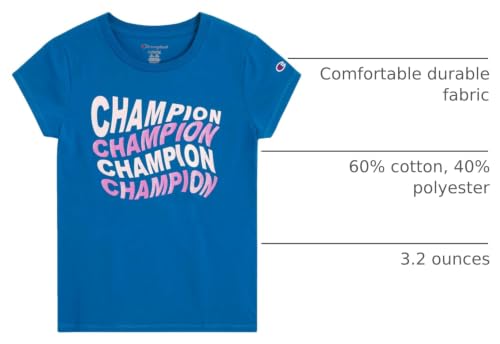 Image of Champion Girls' Champion Girls Short Sleeve Tee Shirt