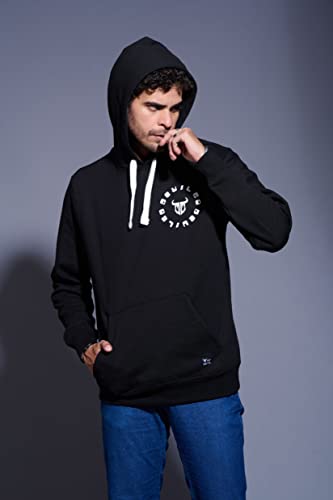 Image of Go Devil Regular Fit 100% Cotton Full Sleeves Winter Wear Stylish Trendy Printed Hoodies Sweatshirt for Men /Boys with Pockets for Everyday Use