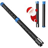Golf Ball Retriever, Aluminium Golf Ball Picker Upper Tube, 34.25 Inch Golf Ball Shagger Grabber, Hold 20 Golf Balls Collector, Ball Retriever Tool Golf & Golf Gift for Men Women