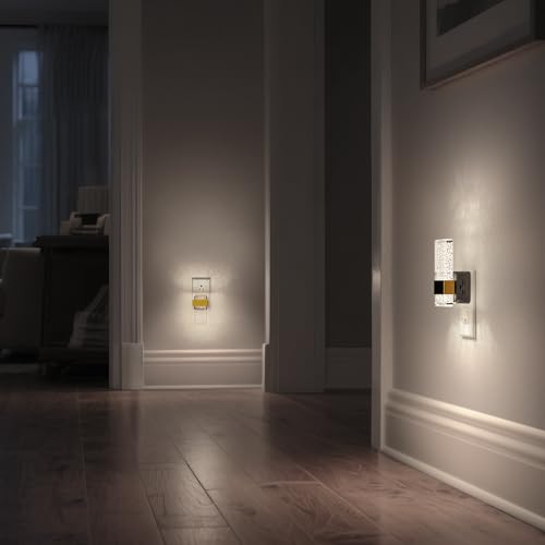 Image of DORESshop LED Night Lights Plug into Wall, [2 Pack] Dimmable Nightlight