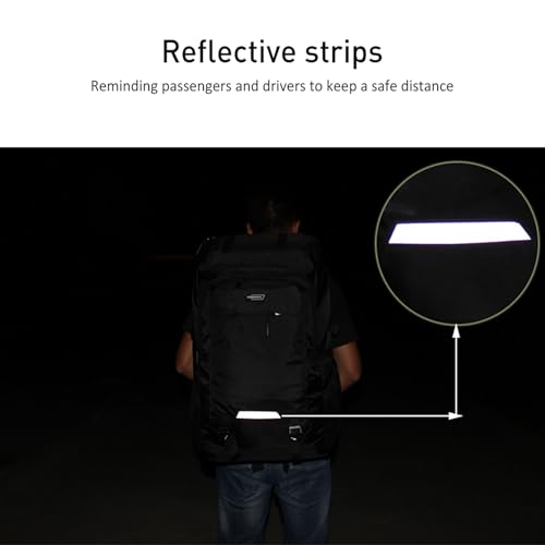 Mochila de senderismo 80L para camping y viaje miniatura 6