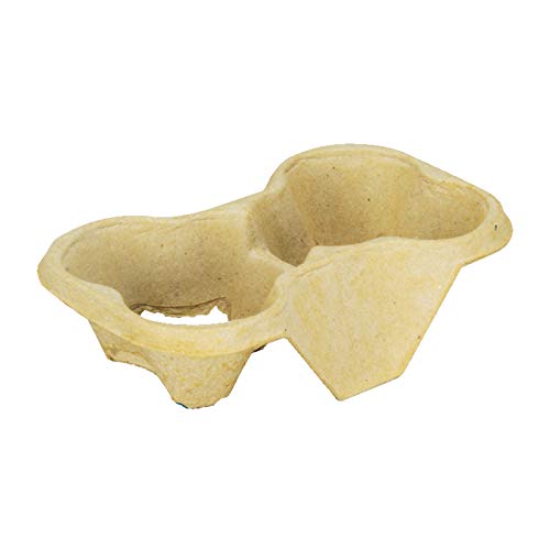 Pro DP 460 Becherhalter Becherträger Cup Carrier Bio Chinet kompostierbar für 2 to Go Becher - Inkl. Verpackungslizenz in D
