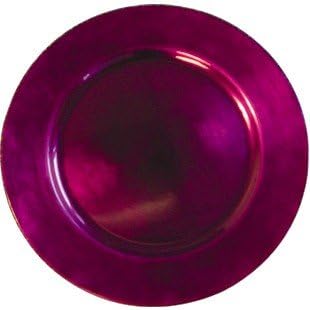 Tabletop Classics Raspberry Charger Plates Pkg/12 TRRB-6651