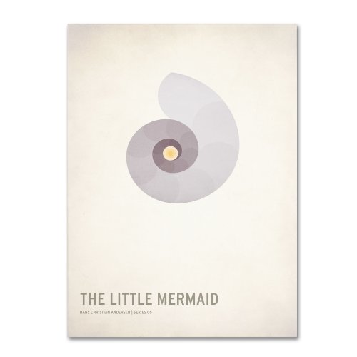The Little Mermaid by Christian Jackson, 16 by 24-Inch Canvas Wall Art