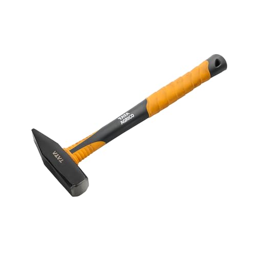 TATA Agrico Machinist Hammer| Fibre Glass Handle| Shot Blasting Before Painting. |500gm