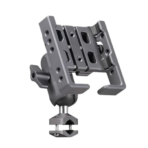 Support moto téléphone anti-vibration en aluminium CPC-07T9 avec rotation 360 stable