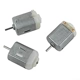 Applications : chaque lot contient trois moteurs compacts 130 adaptés à une large gamme d'utilisations, y compris les voitures jouets, les petits appareils ménagers et les machines de bureau.