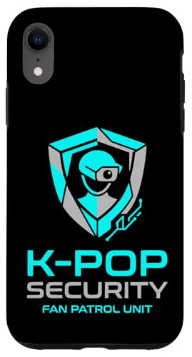 K-Pop Security �ʔ����t�@���X�^�b�t�f�U�C�� �X�}�z�P�[�X iPhone XR �p