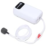 [UTK Usagi To Kame]エアーポンプ USB 充電式 小型軽量 200g 最大38時間稼働 電源接続で継続運転可能 釣り 水槽 エアレーション 説明書付