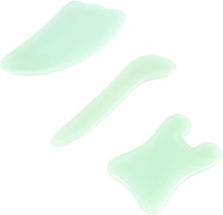 Healeved 3 Pçs Rolo Rosa Para Massageadores Faciais Rolo Facial Rolo Beleza Para Rosto Ferramenta Facial Placa De Massagem Raspador Placa De Raspagem Placa De Massagem Raspador De Corpo