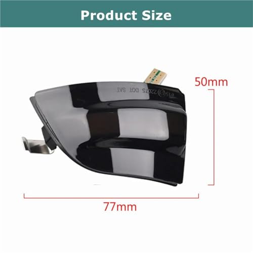 Clignotant de rétroviseur pour Ford C-MAX répétiteur séquentiel pour trajets de nuit sûrs