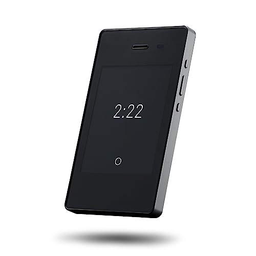 Light Phone II [Black] 4G Volte Phone, Minimalist Phone for Calling & Texting, Bluetooth, WiFi, Personal Hotspot…