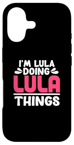 Image of Personalized First Name I'm Lula Doing Lula Things Case for iPhone 17