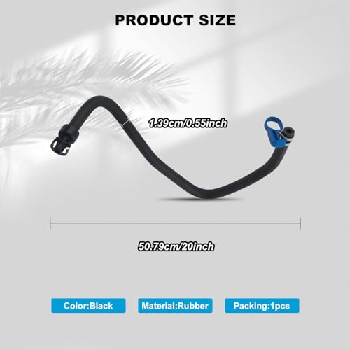 Hevle QPH2099 Engine Coolant Recovery Tank Hose, Oil Cooler Hose, Coolant Bypass Hose Inlet Hose, Automotive Replacement Radiator Hose Compatible thumb #1