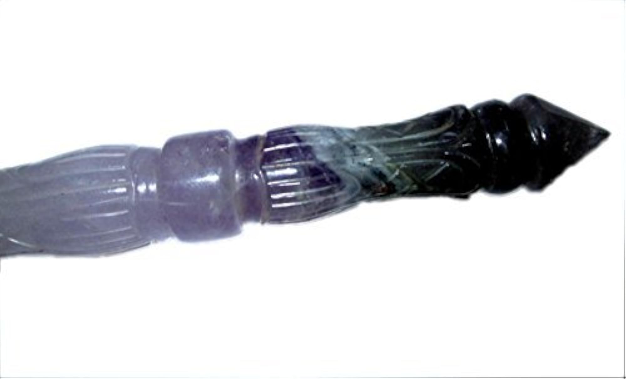 Amethyst Crystal Healing Wand with 40 Page Booklet