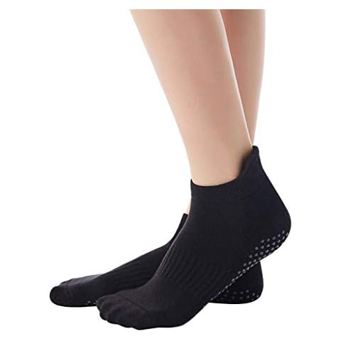 Non-Slip Socks for Women Anti-skid Pilates Socks for Ballet, Yoga, Dance, Barre Toe, Girls Gift 1 Pair Cover