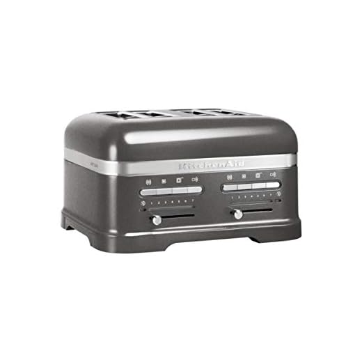 KitchenAid 5KMT4205EMS - Tostador (2500, -, 50 - 60 Hz, 220 - 240V, 34,8 cm, 30,4 cm, 20,5 cm), plateado