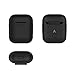 AhaStyle AirPods Case Cover Silicone Protective Skin Compatible with Apple AirPods 2 & 1 [Front LED Not Visible] (Black)