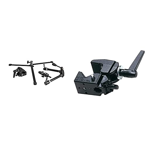 Kit bras magic Manfrotto et pince universelle Super Clamp pour studio photo