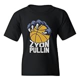 Omufisa Pullin Inspired Bball Graphic - Iowa Zyon Tribute Youth Unisex T-Shirt (Black, Youth Small)