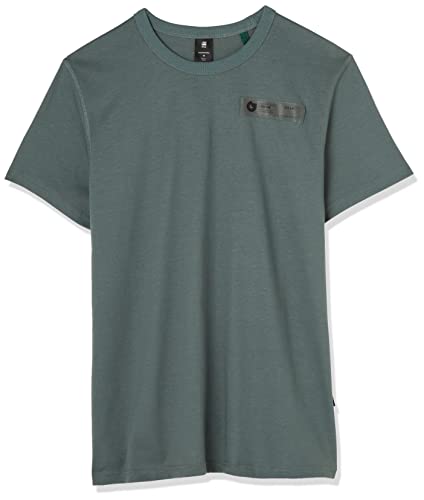 G-Star Raw Camiseta Premium Core 2.0 Para Hombre, Verde Grey Moss D21332-C336-4752 , S G-Star Raw Camiseta Premium Core 2.0 Para Hombre, Verde Grey Moss D21332-C336-4752 , S