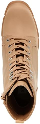 Steve Madden Womens Hani Ankle Booties Combat & Lace-up Boots Tan 6 Medium (B,M) | Image 2