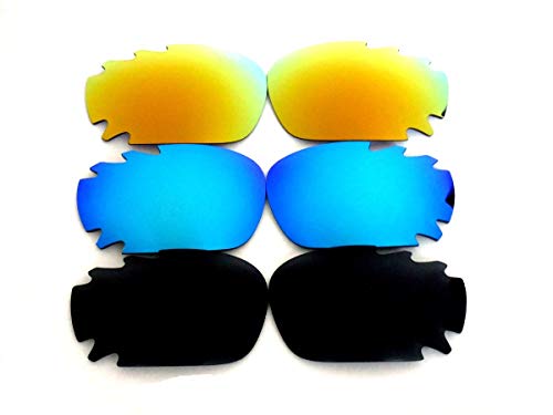 Galaxy Replacement Lenses For Oakley Jawbone 3 Pairs Polarized 100% UVAB