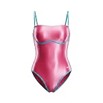 LEOHEX – LEOHEX Damen Badeanzug Einteiler Seidig Glänzender Nylon-Spa