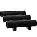 LIZHOUMIL Support de Canne à pêche avec Fentes, Support de Montage de Lien de 3 Tubes Peu encombrant pour Eau Douce salée Noir