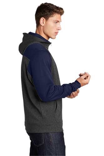 SPORT-TEK Men's Colorblock Tech Fleece 1/4 Zip2