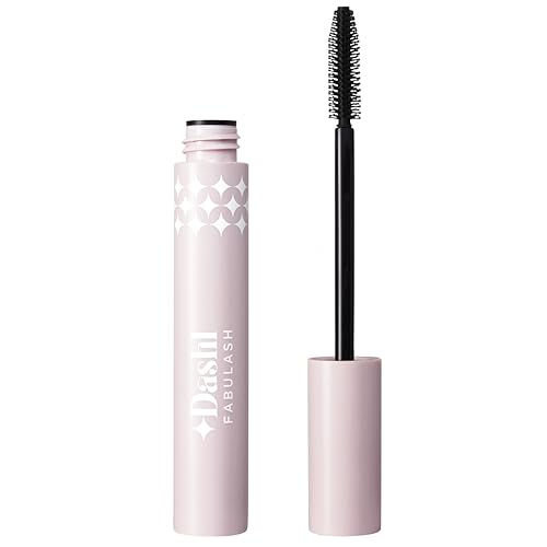DASHL FabuLash - Máscara de pestañas de volumen extremo, aumenta y separa las pestañas, enriquecida con vitaminas, fórmula vegana y basada en plantas