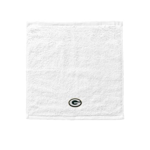 Northwest Green Bay Packers NFL Team Logo Wash Cloth 4 Pack 12 x 12 Inches