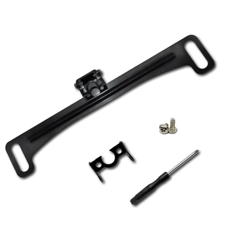 Image of Reversing Camera Metal Bracket, Universal Rear View Camera Mount, License Plate Bracket, Durable Metal Design, Adjustable Angle, Easy Install