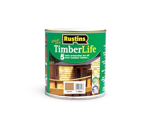 Rustins TLLO1000 1L Timberlife Oak - Light Brown