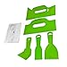 5Piece All Spackling Putty Scraper Spatula Kits for DIYer Enthusiasts&Construction Professional Painters Texture Creation Tool